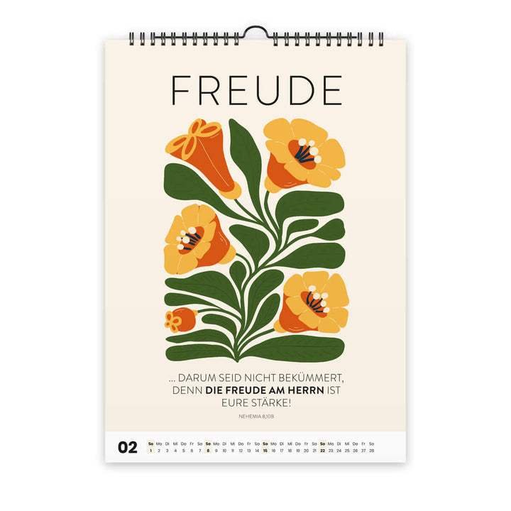 Kalender "Die Frucht des Geistes" 2026 · A3 · christliche Kalender