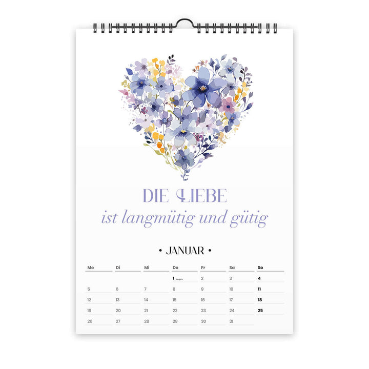Kalender "Gottes Liebe" 2026 · A3 · christliche Kalender