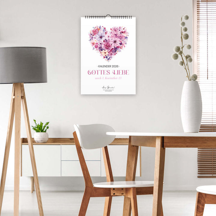 Kalender "Gottes Liebe" 2026 · A3 · christliche Kalender