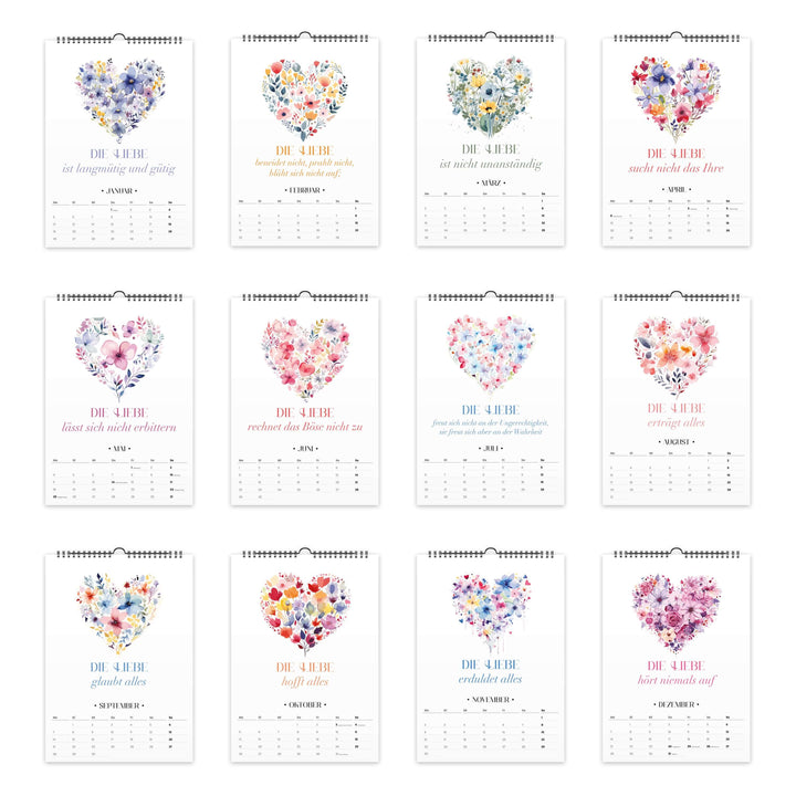 Kalender "Gottes Liebe" 2026 · A3 · christliche Kalender