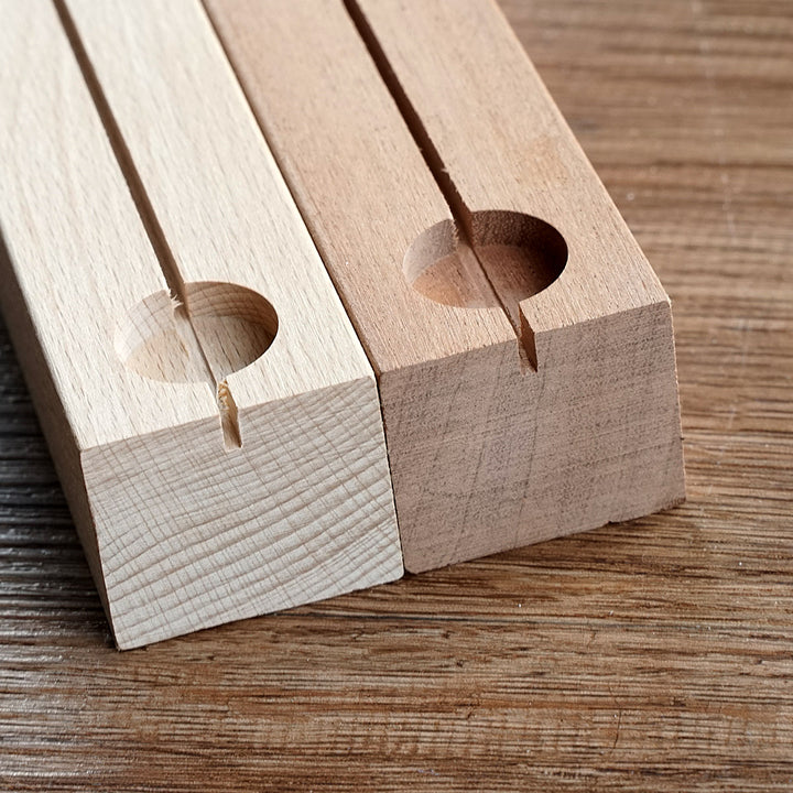 Kartenhalter "Gottes Segen" mit Trockenblumen · Holzgravur · inkl. Postkarte