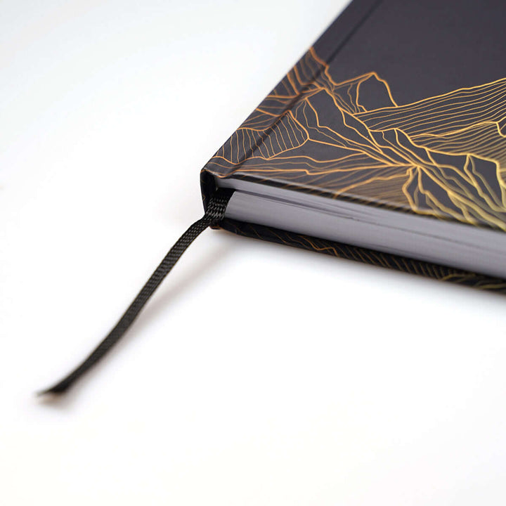 Notizbuch "Der Herr ist mein Fels" · A5 · Hardcover mit Goldglanz Prägung – Aus Gnade