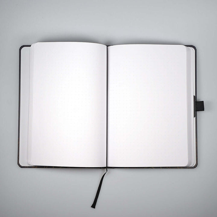 Notizbuch "Der Herr ist mein Fels" · A5 · Hardcover mit Goldglanz Prägung – Aus Gnade