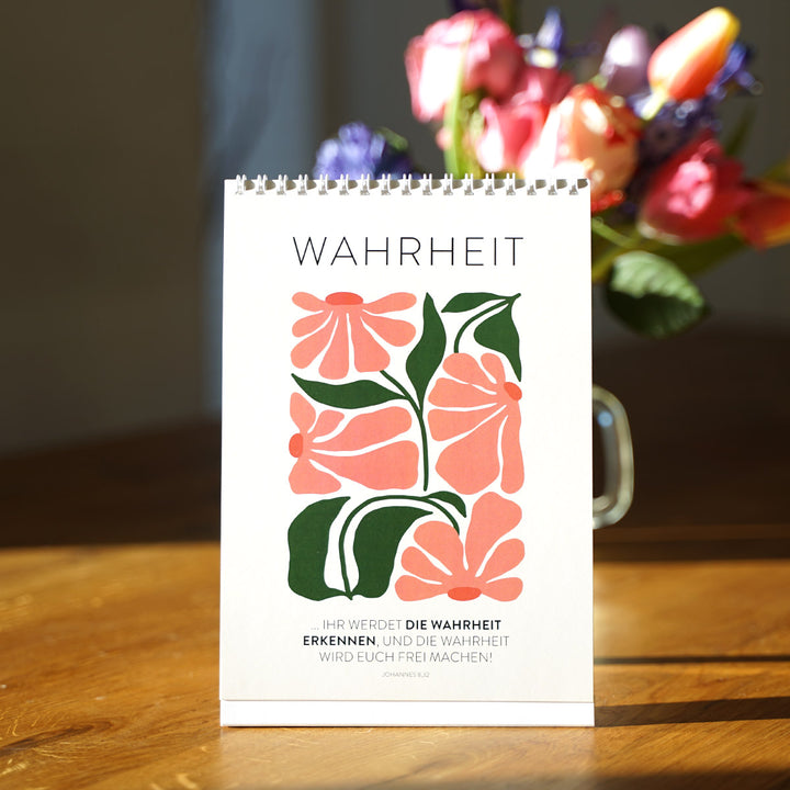 Tischaufsteller "Die Frucht des Geistes" · A5 · 12 Bibelverse