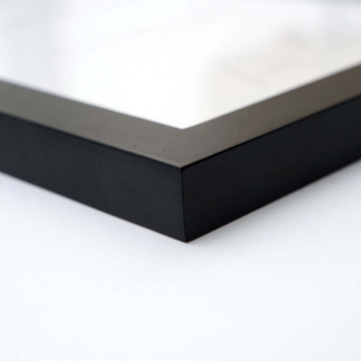 Bilderrahmen Holz · Schwarz / Weiß · A4 / A3 · Acrylglas – Aus Gnade