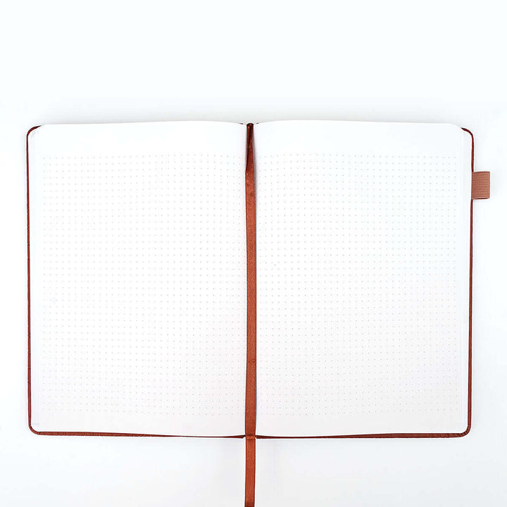 Premium Notizbuch "Aus Gnade" · A5 · Hardcover gepolstert mit Goldglanz Prägung – Aus Gnade