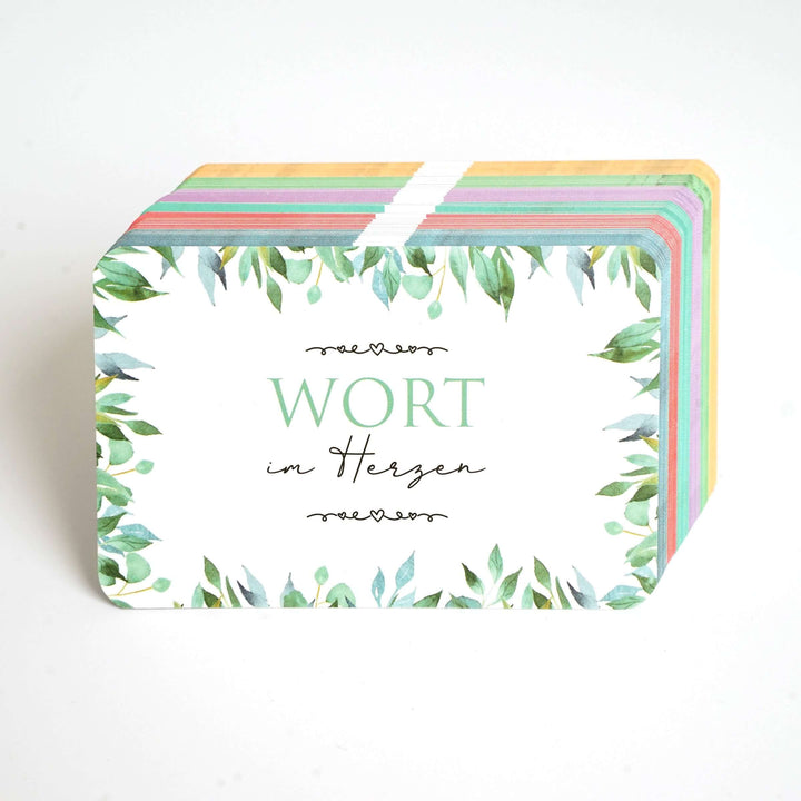 Sparset – Wort im Herzen: Basis-Set + Die Frucht des Geistes + Aufbewahrungsbox · Bibelverse – Aus Gnade