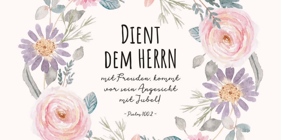 Ermutigung im April –