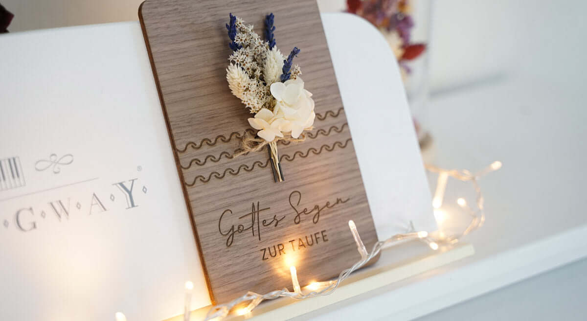 Christliche Geschenke zur Taufe bei Aus Gnade