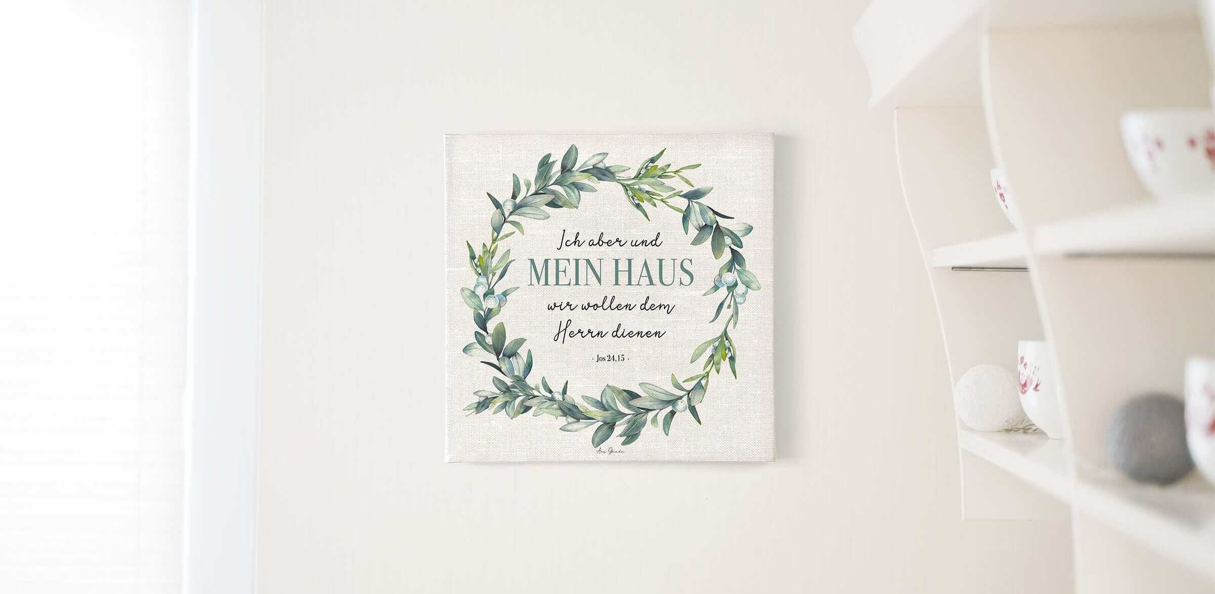 Wie Christliche Wandbilder eine Ermutigung und ein Zeugnis für andere darstellen können – Bibelverse Wanddeko, christliche Geschenke, christliche Leinwandbilder, christliche Poster