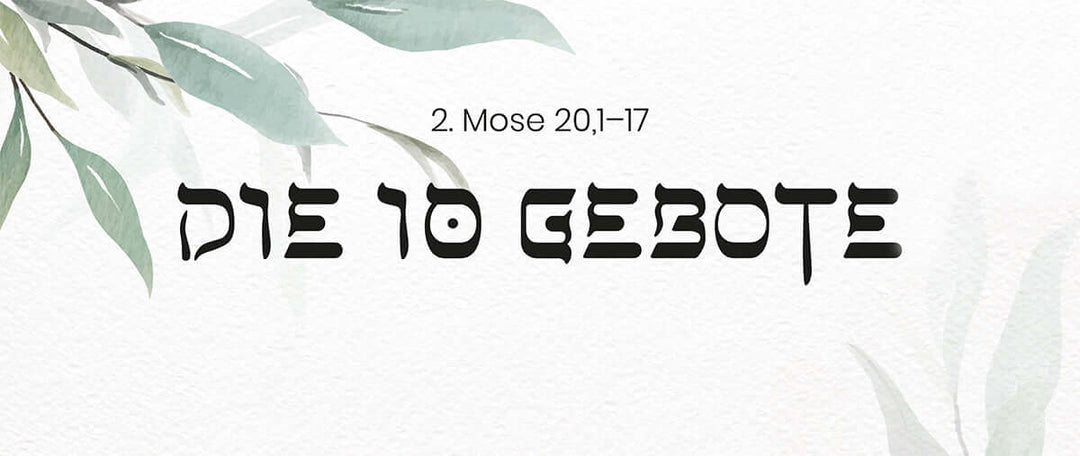 Die Zehn Gebote – Bibelverse Wanddeko, christliche Geschenke, christliche Poster, christlicher shop