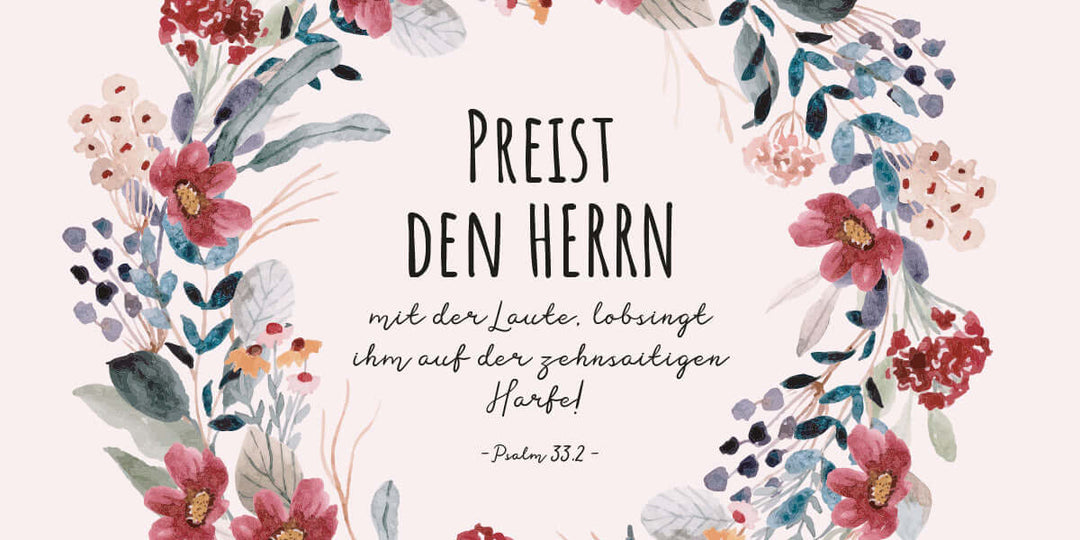 Ermutigung im Dezember – Bibelverse Wanddeko, christliche Geschenke, christliche Poster, christlicher shop