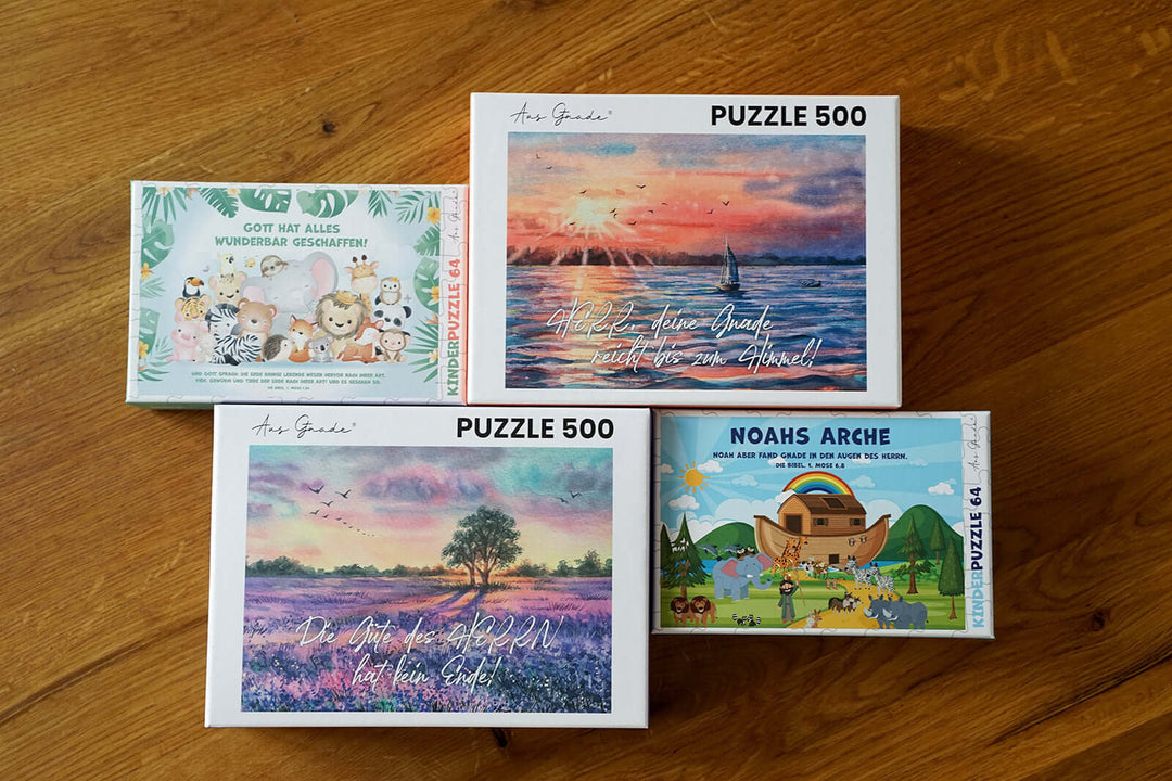 Neue christliche Puzzle für Groß und Klein – christliche Geschenke, christliche puzzle, christlicher shop