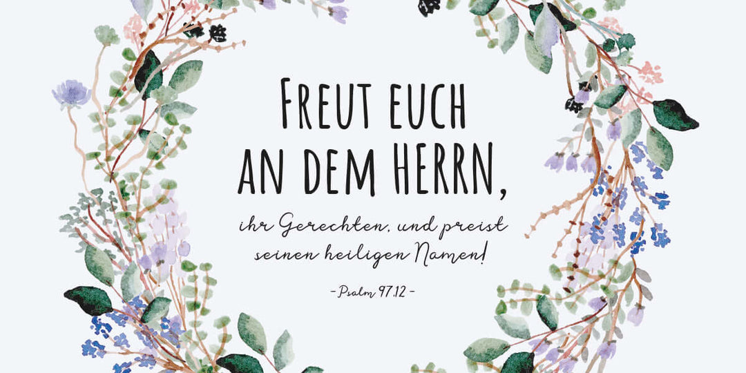 Ermutigung im Februar – Bibelverse Wanddeko, christliche Geschenke, christliche Poster