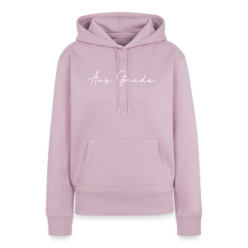 Christlicher Premium Hoodie "Aus Gnade" · für Frauen - Altrosa