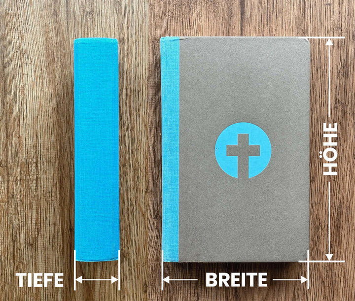 Bibelhülle "Basic+" · echtes Leder · Individuelle Größen · handmade Bibelhülle nach Maß · optionale Gravur