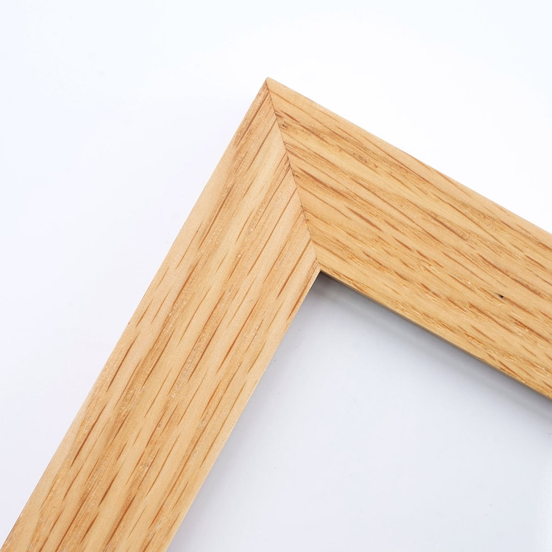 Bilderrahmen Holz · Schwarz / Weiß · A4 / A3 · Acrylglas