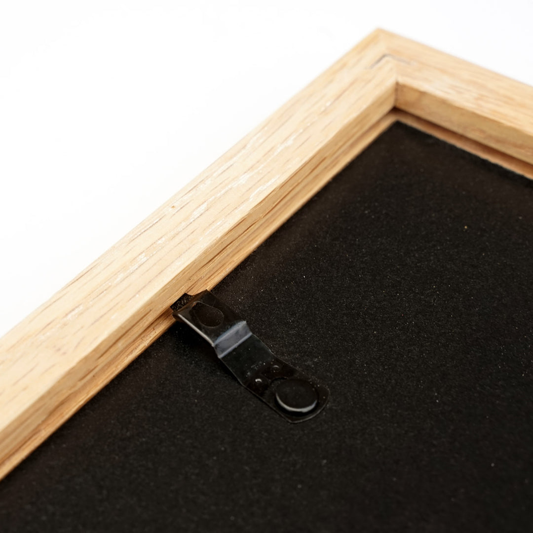 Bilderrahmen Holz · Schwarz / Weiß · A4 / A3 · Acrylglas