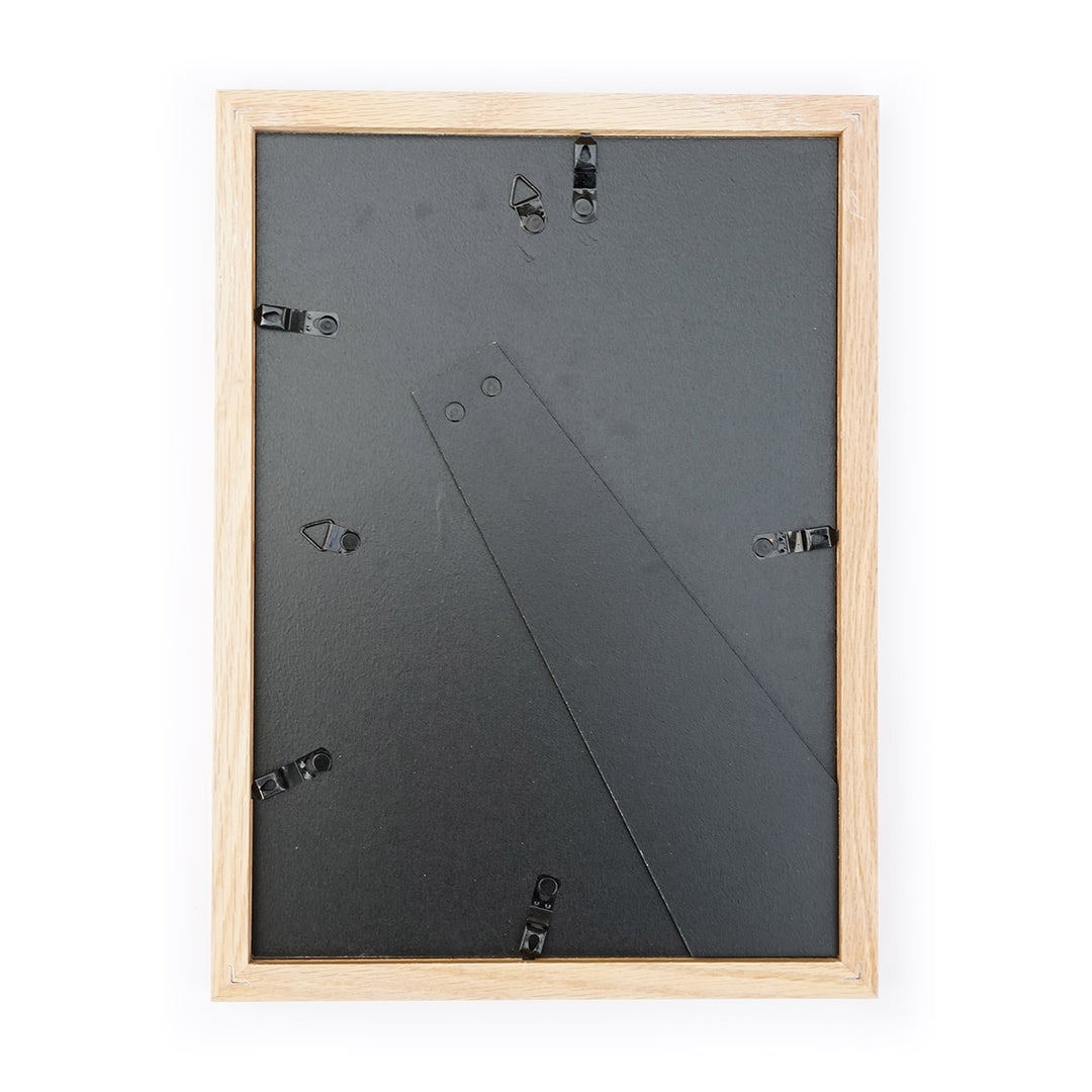 Bilderrahmen Holz · Schwarz / Weiß · A4 / A3 · Acrylglas