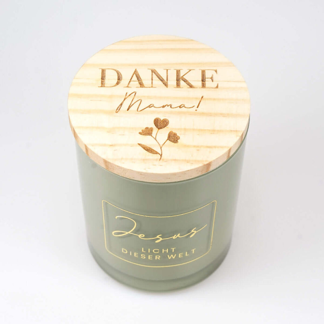Premium Duftkerze "Jesus – Licht dieser Welt" ·  Geschenkbox · Muttertag-Edition