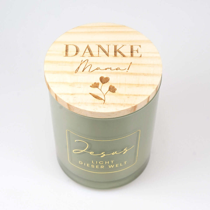 Premium Duftkerze "Jesus – Licht dieser Welt" ·  Geschenkbox · Muttertag-Edition