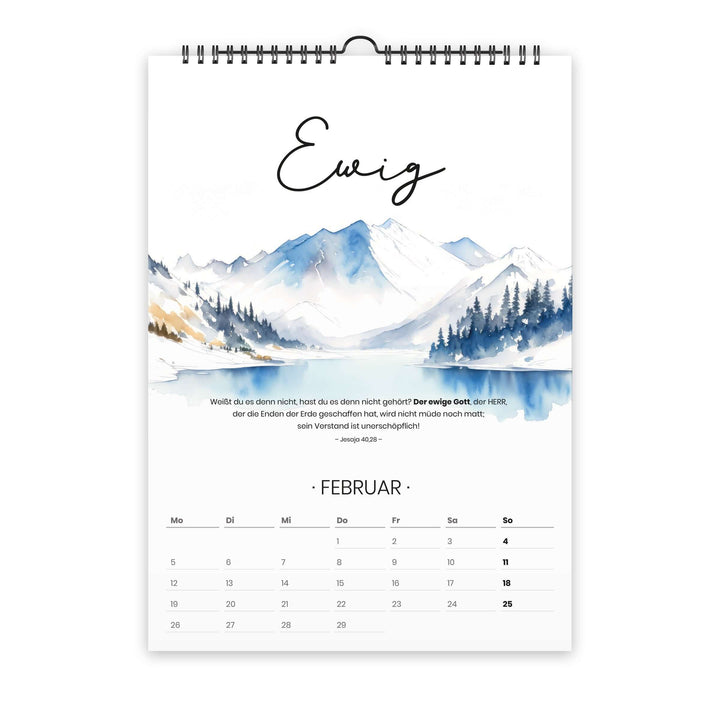 Kalender "Gottes Wesen" 2024 · A3 · christliche Kalender – Aus Gnade
