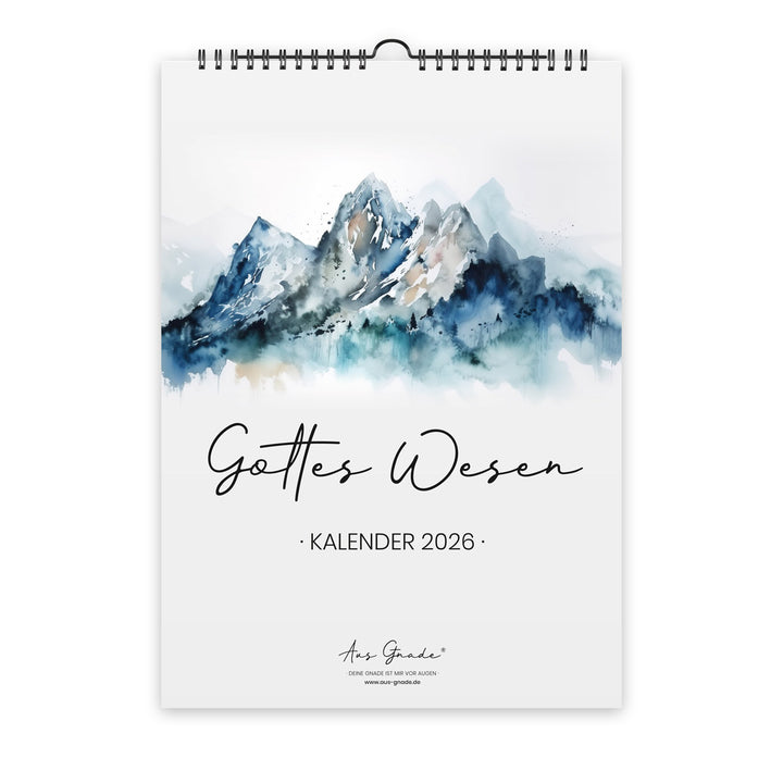 Kalender "Gottes Wesen" 2026 · A3 · christliche Kalender