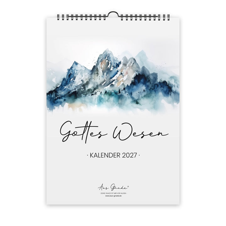 Kalender "Gottes Wesen" 2027 · A3 · christliche Kalender