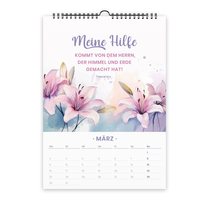 Kalender "Die Psalmen" 2026 · A3 · christliche Kalender