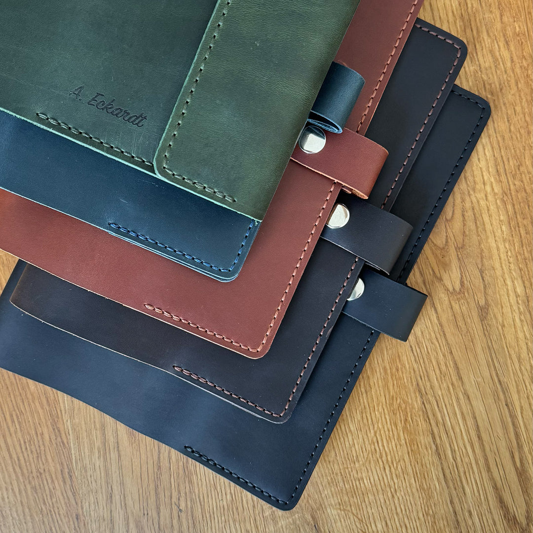 Bibelhülle "Basic+" · echtes Leder · Individuelle Größen · handmade Bibelhülle nach Maß · optionale Gravur