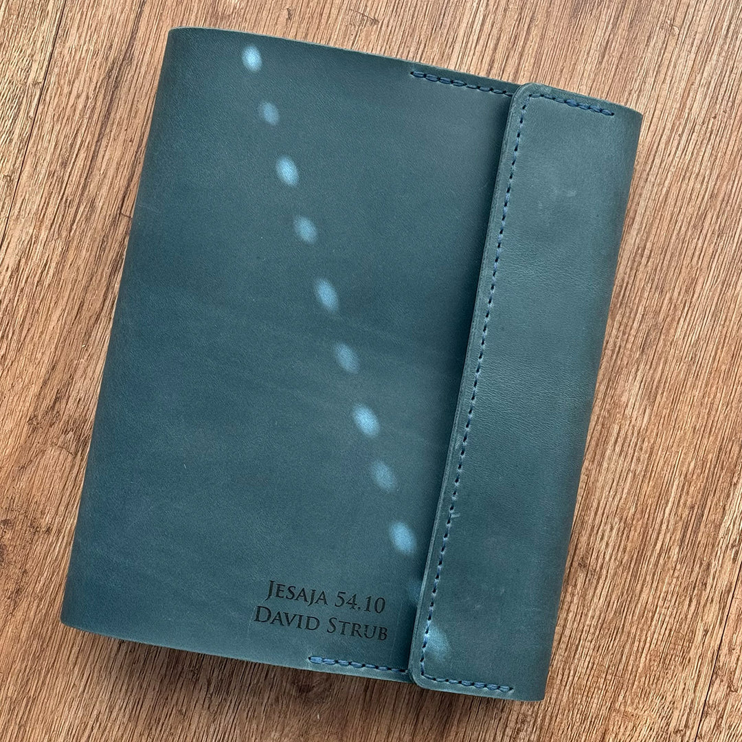 Bibelhülle "Hirte+" · echtes Leder · individuelle Größen · handmade Bibelhülle nach Maß