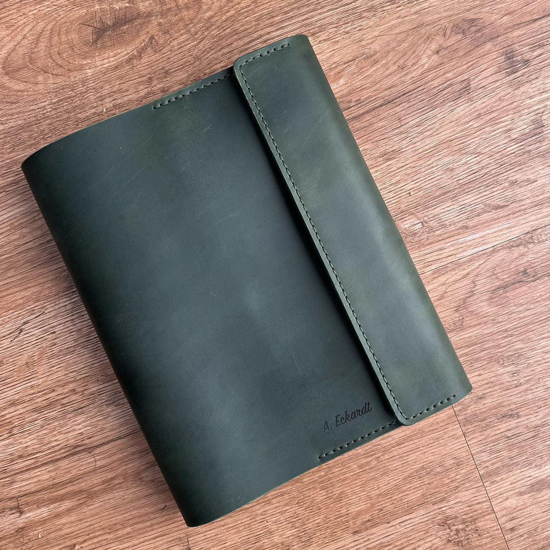 Bibelhülle "Hirte+" · echtes Leder · individuelle Größen · handmade Bibelhülle nach Maß