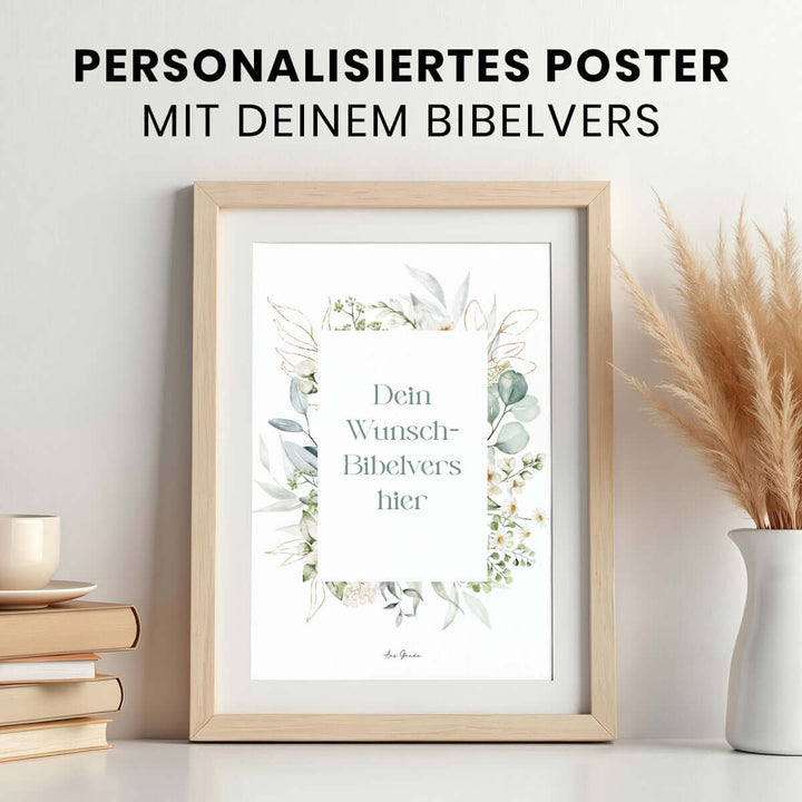 Personalisiertes Poster "Mein Bibelvers" · Dein Wunschtext