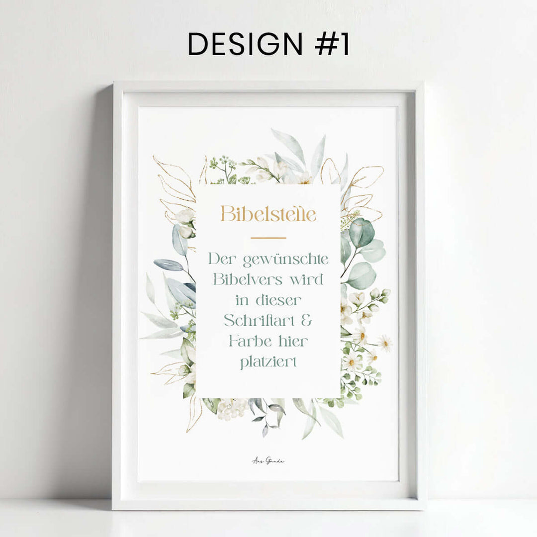Personalisiertes Poster "Mein Bibelvers" · Dein Wunschtext