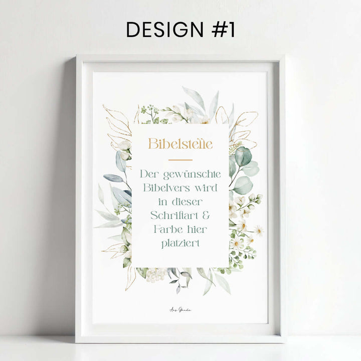 Personalisiertes Poster "Mein Bibelvers" · Dein Wunschtext