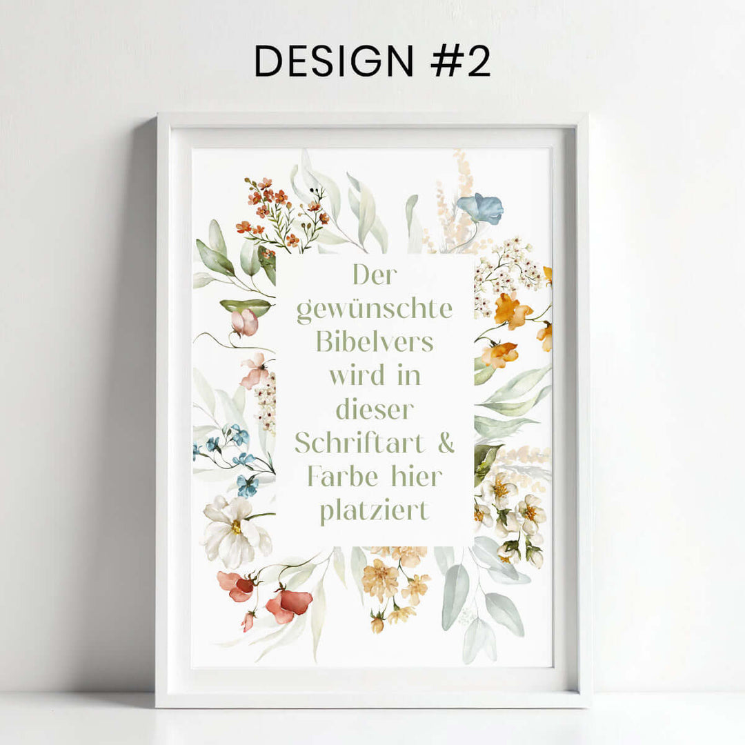 Personalisiertes Poster "Mein Bibelvers" · Dein Wunschtext