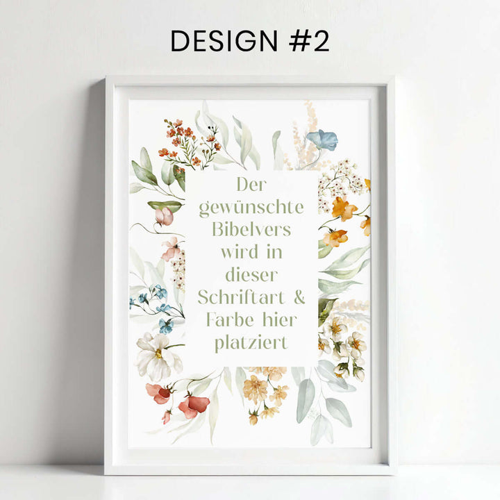Personalisiertes Poster "Mein Bibelvers" · Dein Wunschtext