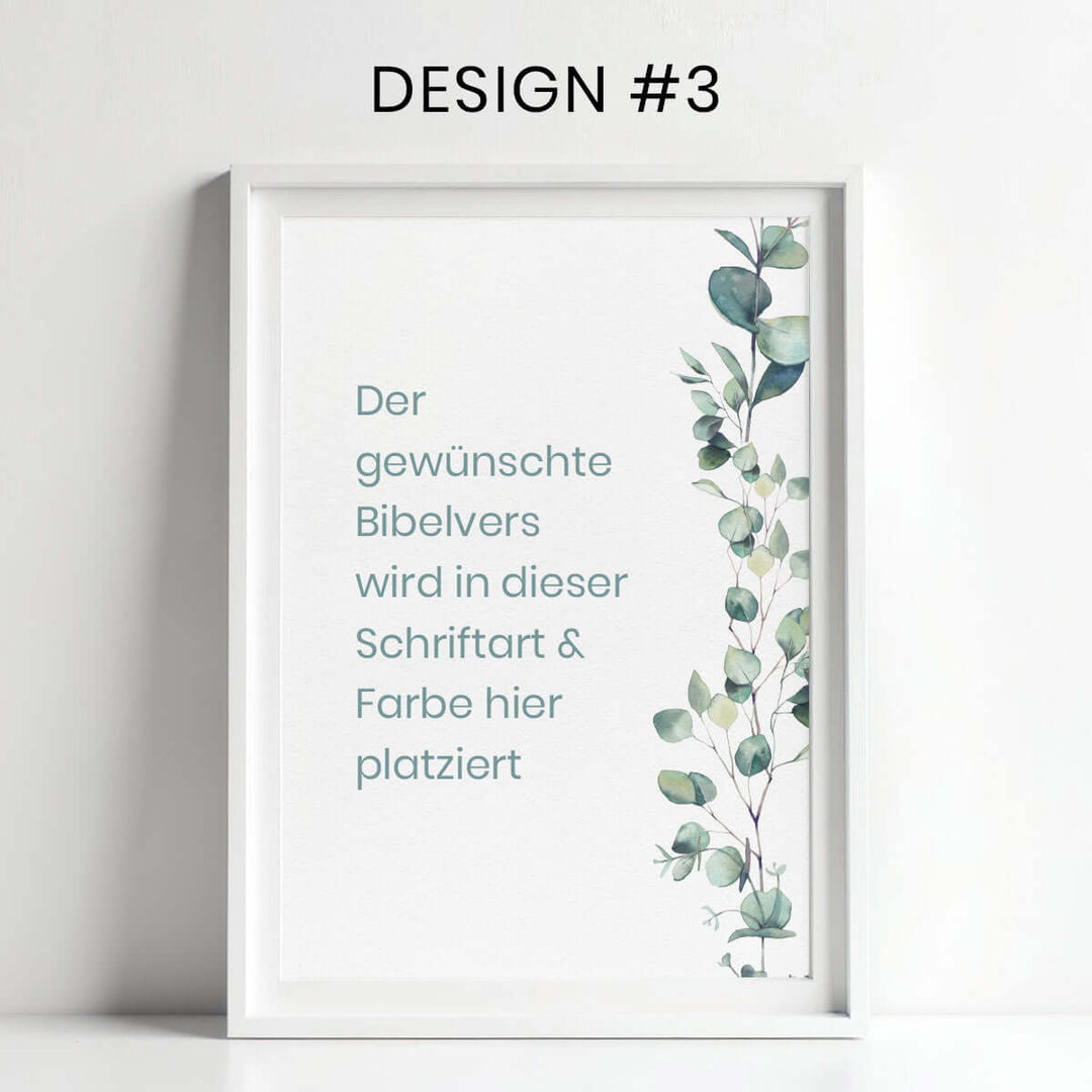 Personalisiertes Poster "Mein Bibelvers" · Dein Wunschtext