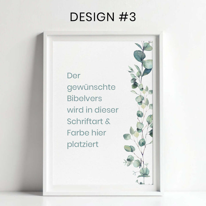 Personalisiertes Poster "Mein Bibelvers" · Dein Wunschtext
