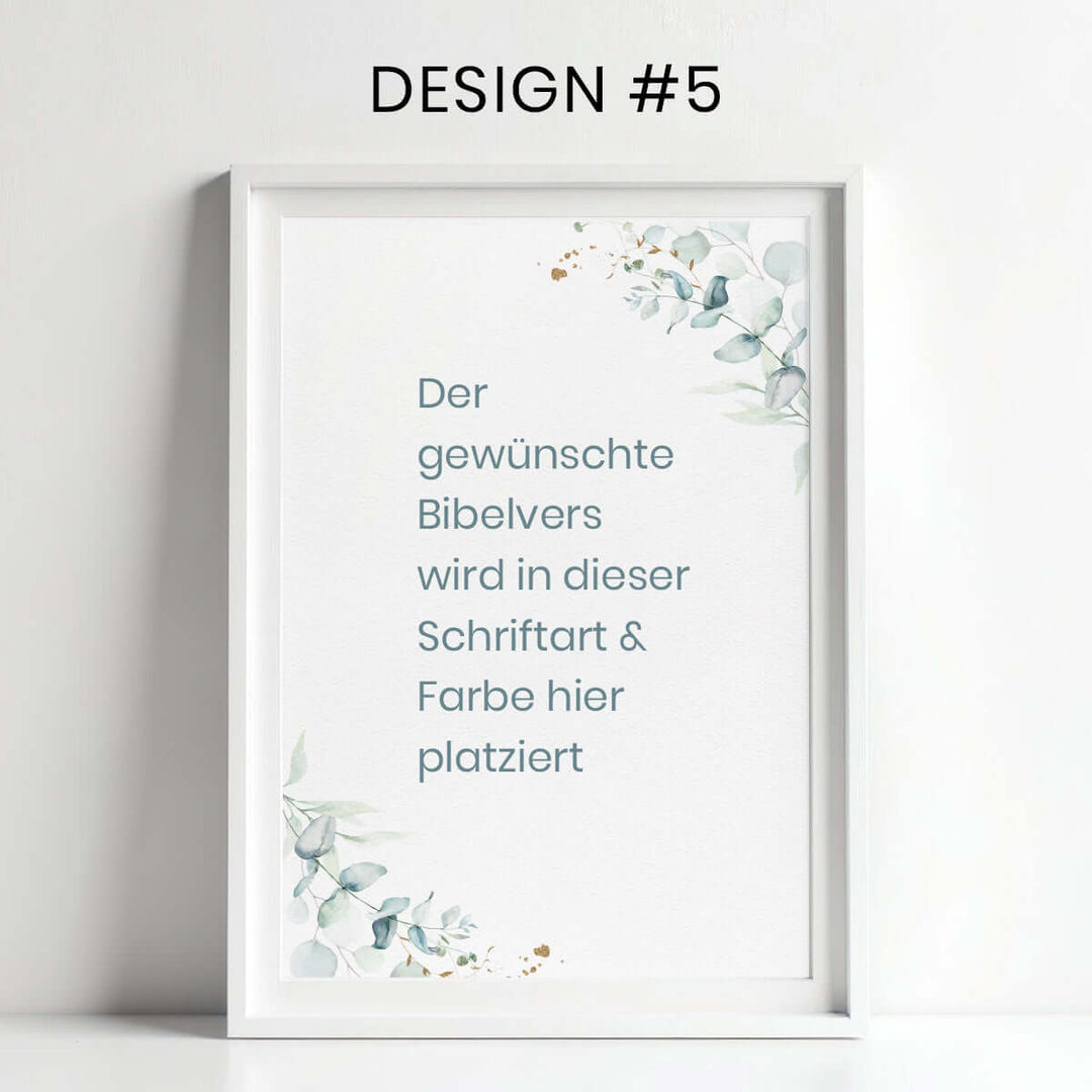 Personalisiertes Poster "Mein Bibelvers" · Dein Wunschtext