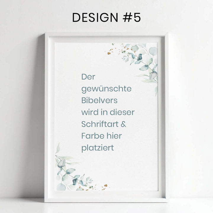 Personalisiertes Poster "Mein Bibelvers" · Dein Wunschtext