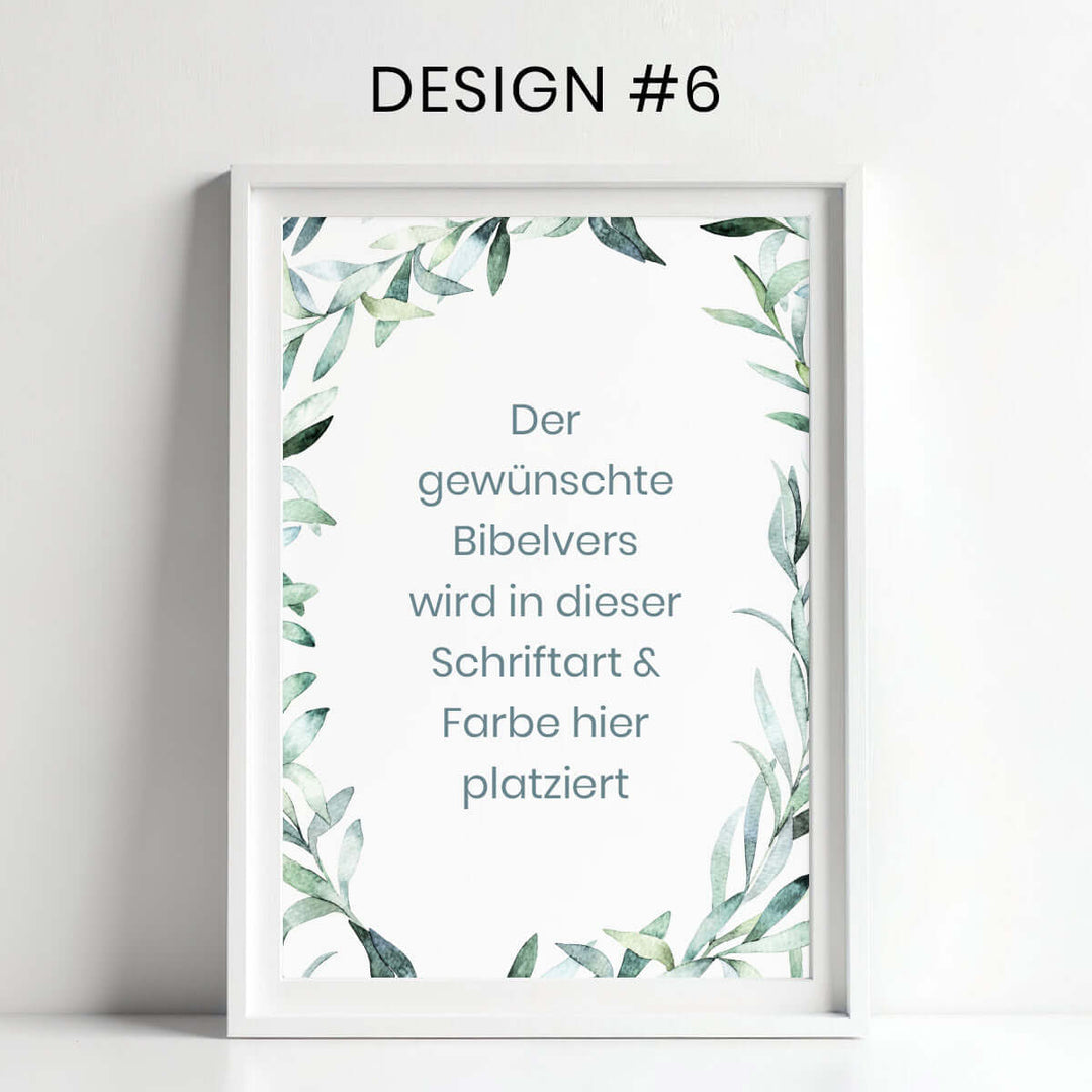 Personalisiertes Poster "Mein Bibelvers" · Dein Wunschtext