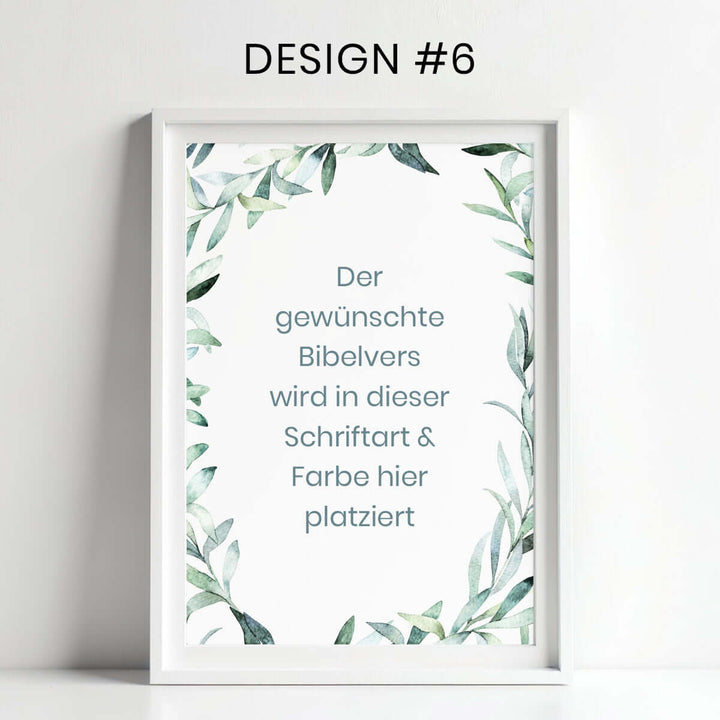 Personalisiertes Poster "Mein Bibelvers" · Dein Wunschtext