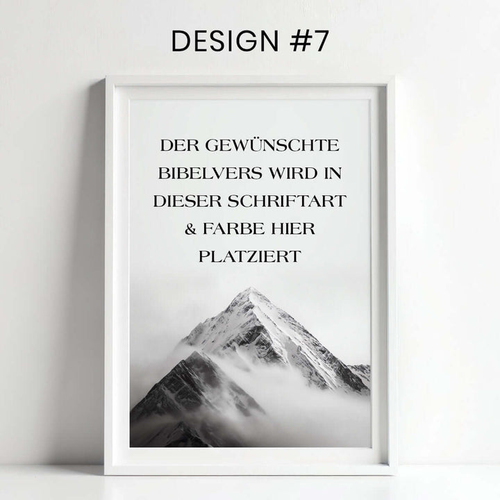 Personalisiertes Poster "Mein Bibelvers" · Dein Wunschtext