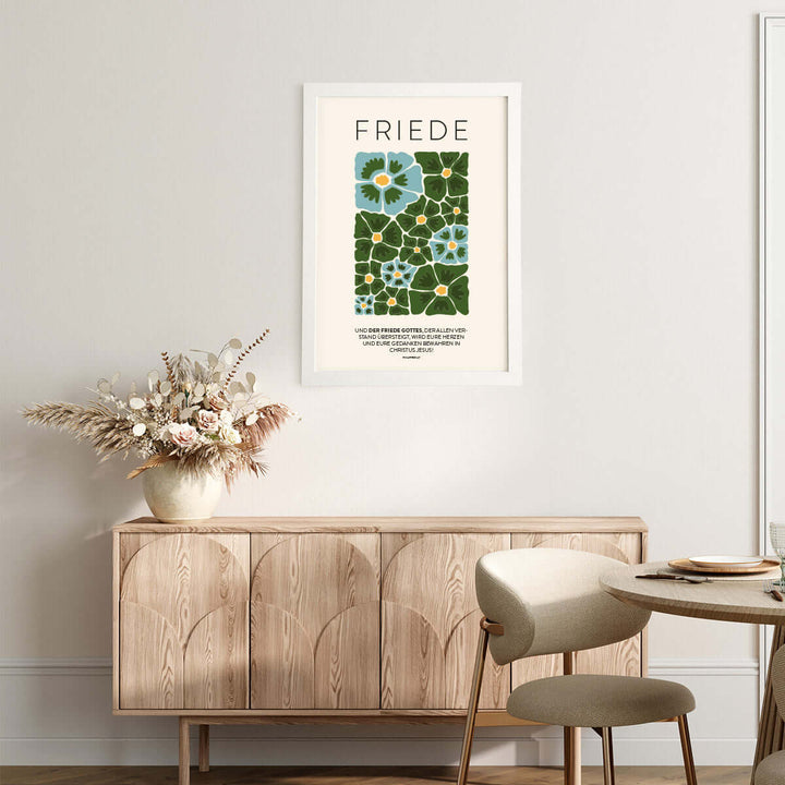 Poster "Friede" · Serie: Die Frucht des Geistes · Philipper 4,7
