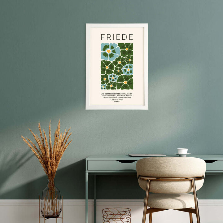 Poster "Friede" · Serie: Die Frucht des Geistes · Philipper 4,7