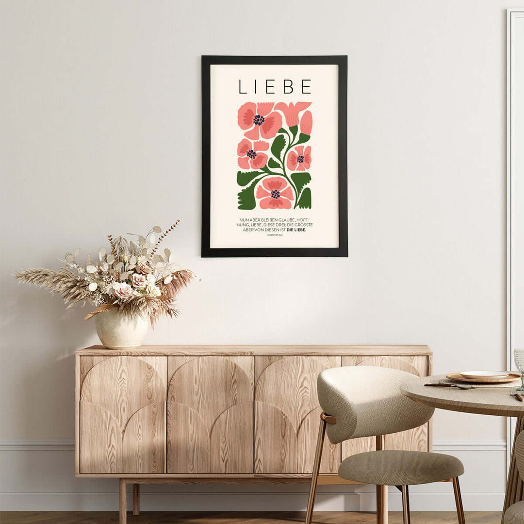 Poster "Liebe" · Serie: Die Frucht des Geistes · 1. Korinther 13,13