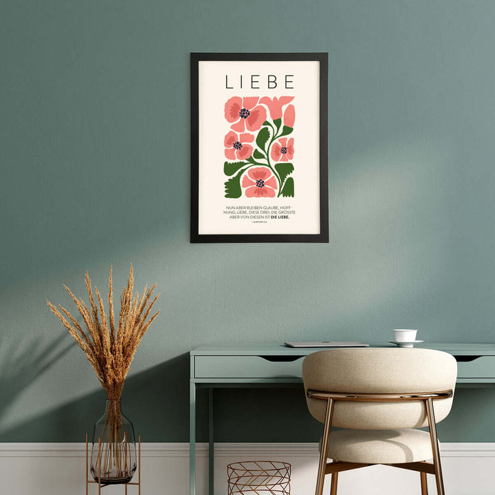 Poster "Liebe" · Serie: Die Frucht des Geistes · 1. Korinther 13,13