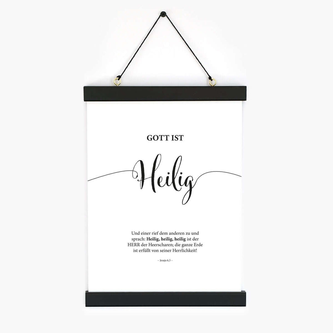 Poster "Gott ist Heilig" · Lettering · Serie Gottes Wesen