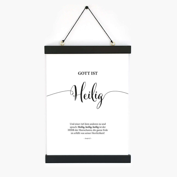 Poster "Gott ist Heilig" · Lettering · Serie Gottes Wesen